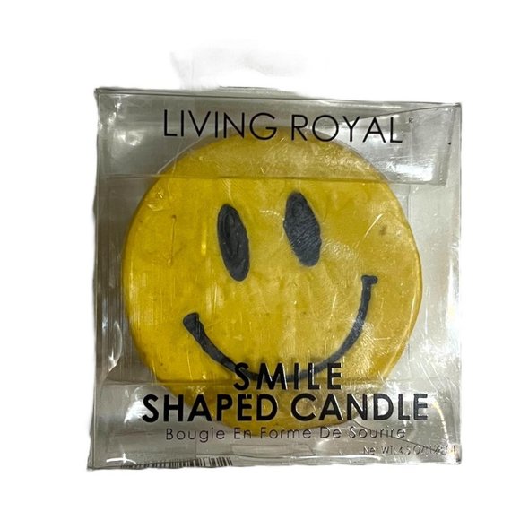 SOLD Smiley Candle - Picture 1 of 2